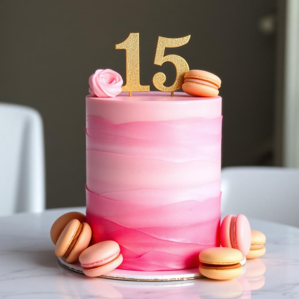 Pink Ombre Macaron