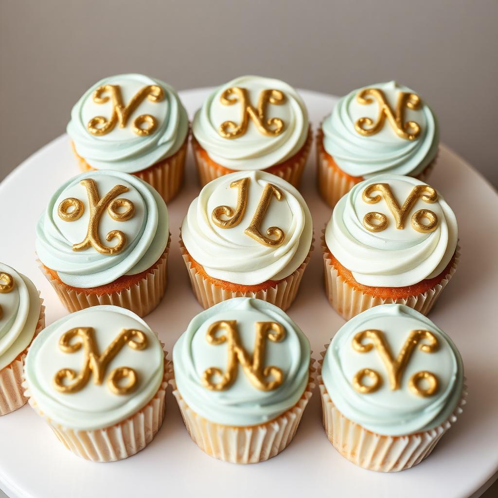 Gold Monogram Set
